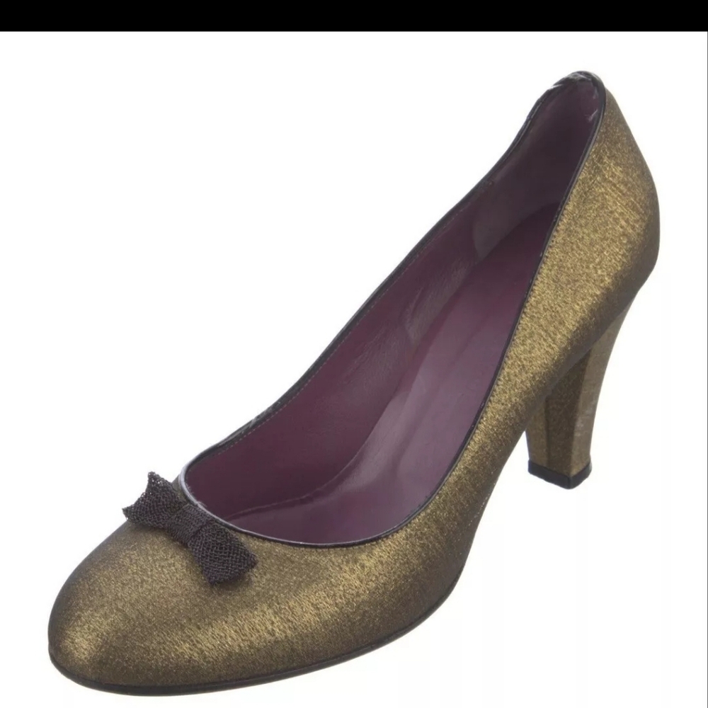 Marc Jacobs Metallic Gold US 9/ EU 39.5 pumps